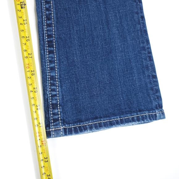 Women's Miss Me Boot Cut Jeans Size 27 Mid-Rise Rhinestone - Picture 7 of 8